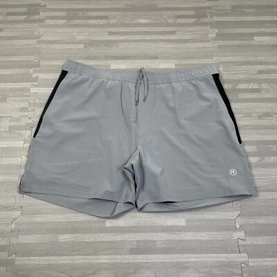 Pantalones Cortos Deportivos Perry Ellis Gris Hormigón Forrados Bolsillos Para Hombres XL 50+ UPF Elastizados $68 Foto 1 de 4