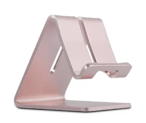 Soporte para teléfono celular Mobile Mate S014 de aluminio dorado rosa - Imagen 1 de 2