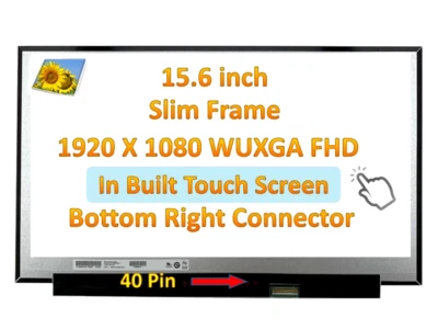 HP Pavillion 15-CS3065CL 7ZZ44UA 15-CS2083CL LCD Screen FHD Touch Display 15.6" - Image 1 of 4