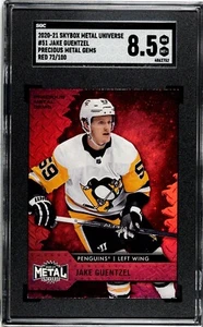 2020 Skybox Precious Metal Gems Red PMG Jake Guentzel /100 - Penguins - Picture 1 of 2