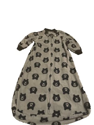 Lote de 2 sacos de dormir para bebé Yoga Sprout, saco, manta, gris/negro talla 0-9 meses Foto 1 de 4