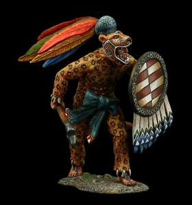 Museo del soldado de hojalata (TOP) guerrero jaguar azteca, XIV-XVI cc. Nuevo Mundo - Imagen 1 de 5