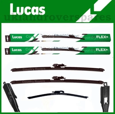 BMW X1 (E84) WIPER BLADES 2009 to 2015 LUCAS 24" & 19" + QUALITY REAR 13" - Image 1 of 4