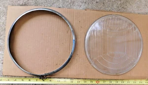 FARO CONVEXO HAZ DE PRESIÓN LENTE Y ANILLO 1934-35 DODGE TRUCKS FEDERAL OSHKOSH - Imagen 1 de 7