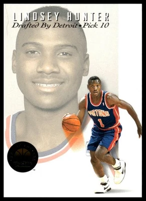SkyBox Premium 1993-94 #DP10 Lindsey Hunter selecciones de draft [tarjetas de cabra] Foto 1 de 2