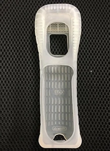 White Controller Silicon Sleeve For Wii Clear Very Good 7Z - Picture 1 of 3