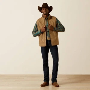 ARIAT MEN'S  Vernon Softshell Vest   62391 - Picture 1 of 4