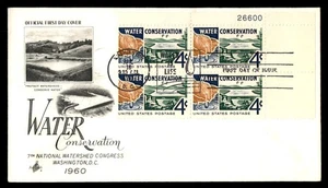 Mayfairstamps US FDC 1960 Water Conservation 7th National Watershed First Day Co - Picture 1 of 2