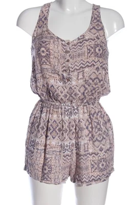 FOREVER 21 Mono Mujeres Pantalón Talla EU 36 crema-azul-blanco look casual - Imagen 1 de 4