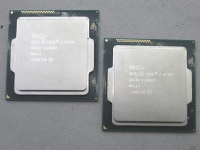 Pair of Intel i7-4770S Haswell SR14H 4C/8T@3.1Ghz to 3.9Ghz Boost LGA1150 TESTED - Image 1 of 3