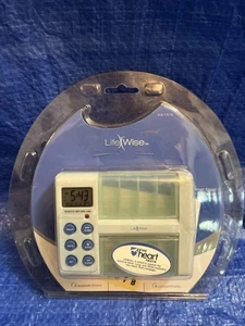 $ Life Wise Portapillole 4 Timer Separati 8 Scomparti Mai Dimenticare Farmaci (V) - Foto 1 di 2