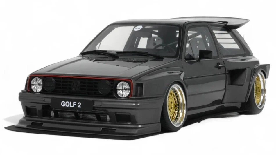 VOLKSWAGEN GOLF II GTI BY ZHYZYL SALEEM ASCOT 2021 MET.GREY 1:18 - Immagine 1 di 1