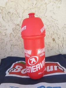 Bidon Gourde cycliste ENERVIT MAPEI vintage collection rouge Tour ELITE - Picture 1 of 4