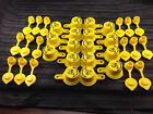 Pack bouchon/évent - 17 bouchons à bec jaune BLITZ et 17 évents, 34 pièces au total, NEUF - 900302