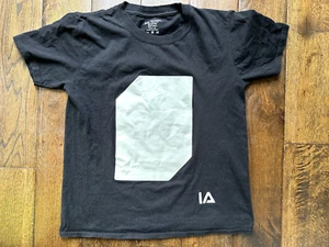 Illuminated Apparel Glow in The Dark T-Shirt - Age 12-14 Black 100% cotton Disco - Picture 1 of 6