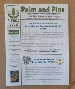 SIERRA CLUB Palm and Pine San Gorgonio New w/ML Sierra Club NOV/DEC 2024 - Picture 1 of 2
