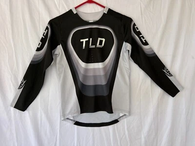 Troy Lee Designs TLD YOUTH Sprint LS Bike Jersey Reverb Black Medium SAMPLE - Image 1 of 3
