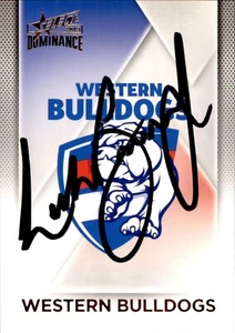 Signed 2019 Western Bulldogs AFL Select Dominance Card - Luke Beveridge - Bild 1 von 3