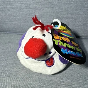 Vintage Silly Slammers Rover lila Hund #7 Sitzsack Spielzeug (GGI, 1997) ohne Sound - Bild 1 von 10