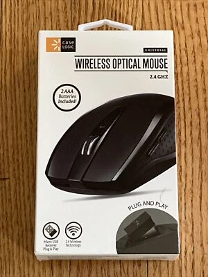 Case Logic 2.4GHz wireless optical Mouse New! Free Shipping! - Image 1 of 2