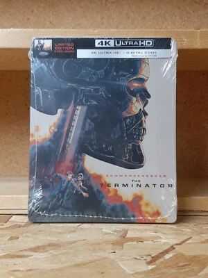 THE TERMINATOR 4K UHD LIMITED EDITION STEELBOOK James Cameron SCHWARZENEGGER NEW - Image 1 of 2