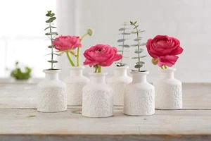 Mini Little Ceramic Flower Bud Vases Perfect for Budding Flowers Small Plants... - Picture 1 of 3