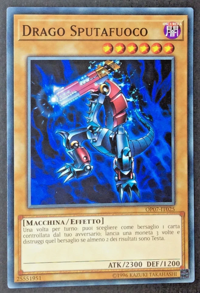 DRAGO SPUTAFUOCO   Comune in Italiano  OP07-IT025 YUGIOH - Immagine 1 di 1