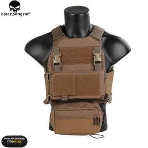 Emerson FCS Taktische Kampfweste mit MK Brust-Rig SET Molle Platte Träger Halter - Bild 1 von 16