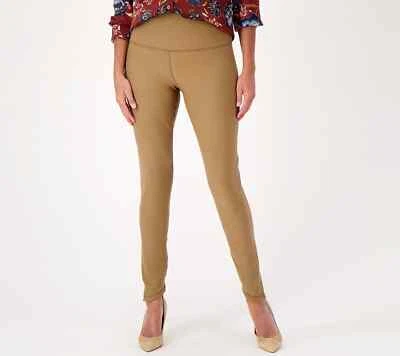 Women with Control Renee's Regular Reversible Skinny Pant Taupe/Olive M A549032 - Image 1 of 4