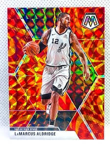 2019-20 Panini Mosaic Basketball - LaMARCUS ALDRIDGE #194  Reactive Orange Prizm - Picture 1 of 2