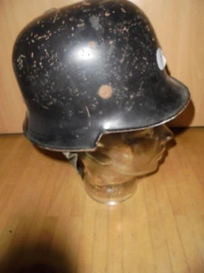 26848 Stahlhelm M34 Wehrmacht 2.Weltkrieg Feuerwehr WW2 WK2 Größe ca 57 Nackenle - Bild 1 von 7