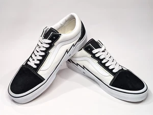 Vans Old Skool Bolt Black/White 2-Tone Men's Skate Shoes - Sizes 9/9.5/11.5 NWB - Picture 1 of 9