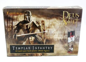 Figuras en miniatura de infantería templaria Deus Vult de 28 mm juegos FireForge - Imagen 1 de 1