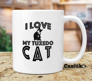 Smoking Katze Kaffeetasse, I Love My Smoking Cat - Bild 1 von 6