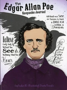 Edgar Allen Poe Keepsake Journal  (HC) With Art Cards NEW - Picture 1 of 2