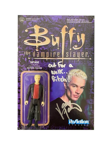 Buffy Reaction Figure Signed by James Marsters 100% + COA Cover