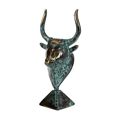 Minotauro Mitología Griega Antigua Cabeza Toro Estatua Figura De Bronce 6.1... • 59.89€