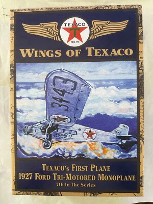 ERTL Wings of Texaco #7 1927 Ford Tri-Motored Mono Monoplane Coin Bank - Image 1 of 4