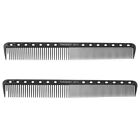 Premium 2 pcs Barber Comb Set - Carbon Combs for Hair Styling and Cutting