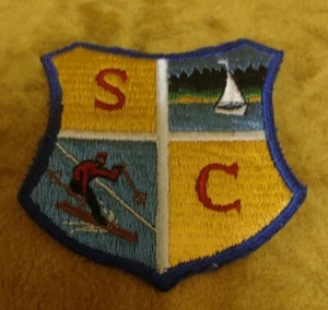 S C Shield Vintage Ski Patch - Picture 1 of 1