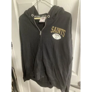 women's victoria's secret pink NFL drafted by the saints hoodie Small - Picture 1 of 3