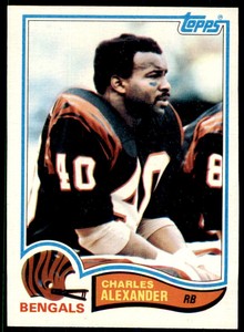 1982 Topps} Charles Alexander Cincinnati Bengals #37*