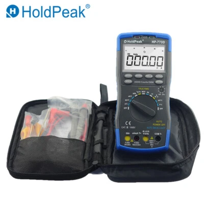 Holdpeak Digital Multimeter Auto Range 40000 Counts BarGraph AC/DC Volt AMP Test - Image 1 of 4