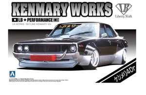 Aoshima 1:24 Liberty Walk No.3 LB Works Kenmeri 4Dr Plastic Model Kit - Picture 1 of 4