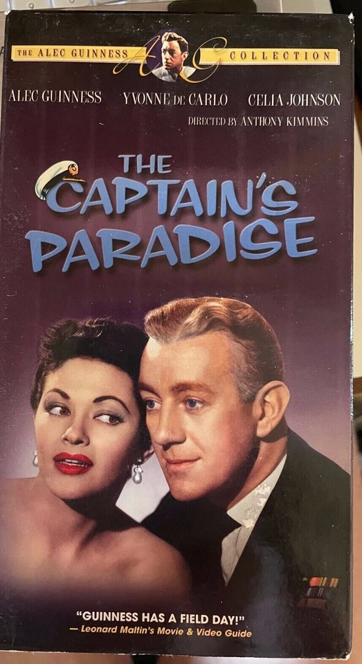 The Captain's Paradise (VHS) Rare 1953 comedy w/Alec Guiness, Yvonne De Carlo - Image 1 of 1
