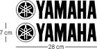 2x Stickers Yamaha 7x28cm moto Qualité Premium Haute Résistance YZF R6