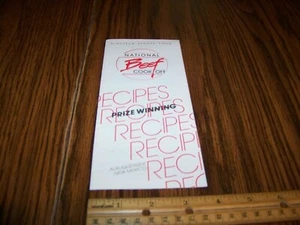 National Beef Cook Off Albuquerque New Mexico Pamphlet / Booklet Vintage 1984 - Bild 1 von 4