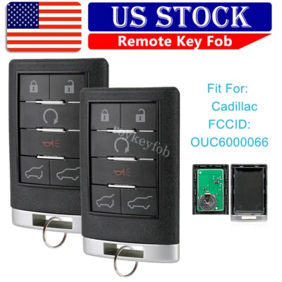 2 Llaveros remotos para 2008 2009 2010 2011 2012 2013 2014 Cadillac Escalade ESV Foto 1 de 4