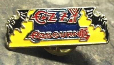 Ozzy Osbourne vintage pin badge bats Osbourne Black Sabbath - Image 1 of 4