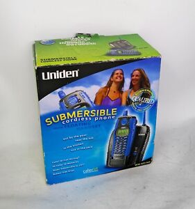 Uniden Submersible Cordless Phone WXI 377 MB - Blue, Non-working, Antenna Cover
